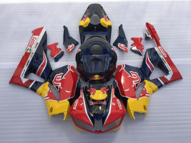 Red and Blue Bull 2013-2020 Honda CBR600RR Fairings Factory Red and Blue Bull 2013-2020 Honda CBR600RR Fairings Factory