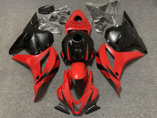 Red and Matte Black 2009-2012 Honda CBR600RR Fairings Factory Red and Matte Black 2009-2012 Honda CBR600RR Fairings Factory