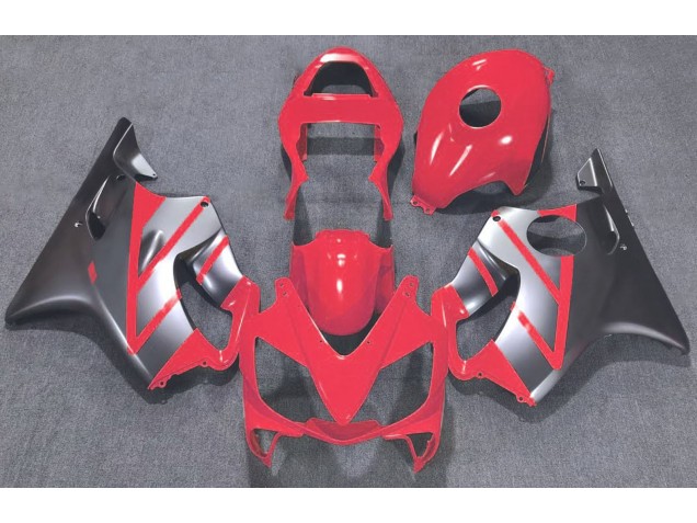 Red and Matte Silver 2001-2003 Honda CBR600 F4i Fairings Factory Red and Matte Silver 2001-2003 Honda CBR600 F4i Fairings Factory