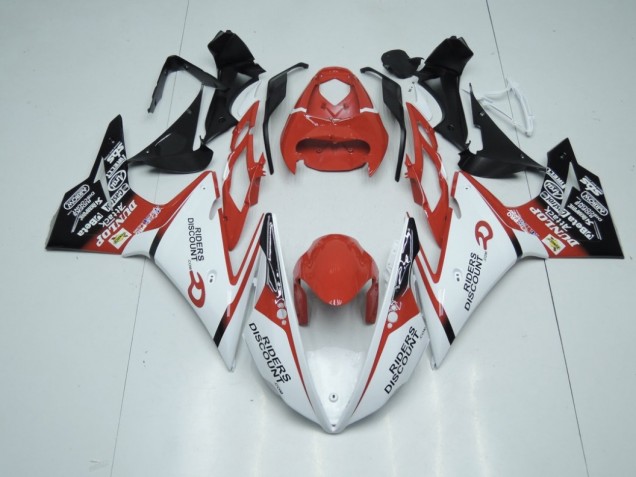 Red and White 2013-2016 Triumph Daytona 675 Fairings Factory