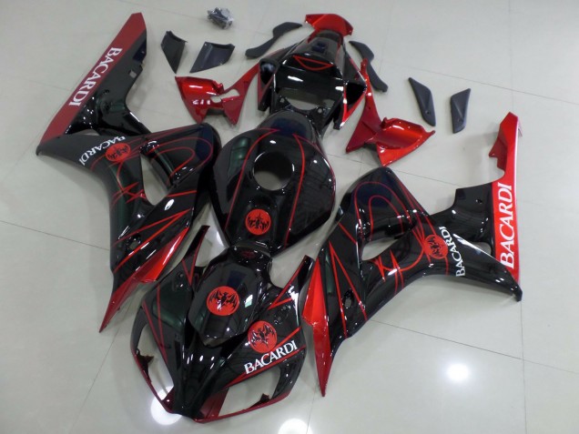 Red Bacardi 2006-2007 Honda CBR1000RR Fairings Factory Red Bacardi 2006-2007 Honda CBR1000RR Fairings Factory