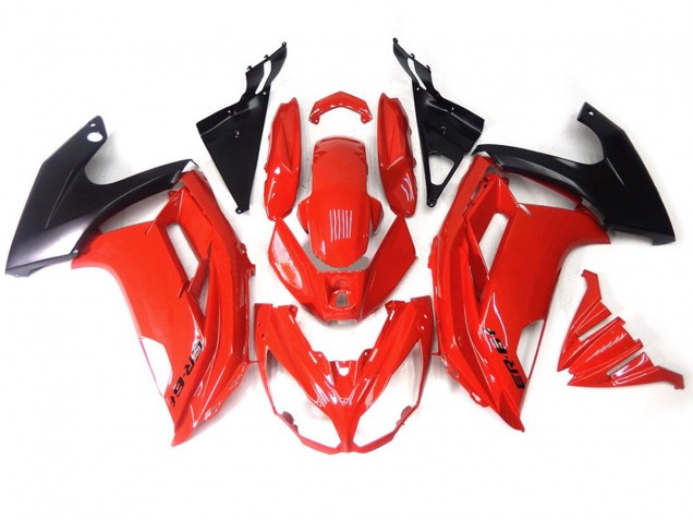 Red Black 2012-2016 Kawasaki Ninja 650R Fairings Factory Red Black 2012-2016 Kawasaki Ninja 650R Fairings Factory