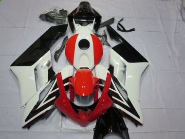 Red Black and White 2004-2005 Honda CBR1000RR Fairings Factory