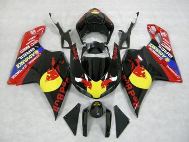 Red Bull 2007-2012 Ducati 848 1098 1198 Fairings Factory Red Bull 2007-2012 Ducati 848 1098 1198 Fairings Factory