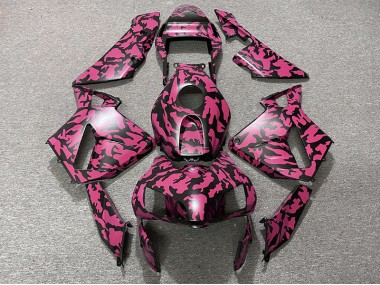 Red Camo 2003-2004 Honda CBR600RR Fairings Factory