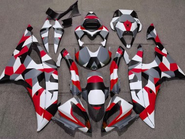 Red Camo Plain 2008-2016 Yamaha R6 Fairings Factory