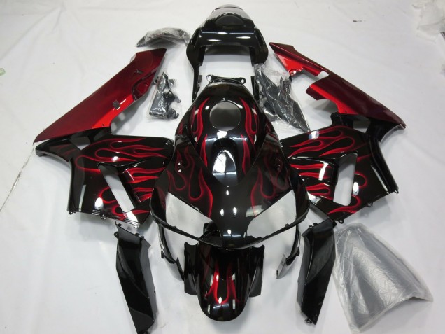 Red Flame 2003-2004 Honda CBR600RR Fairings Factory Red Flame 2003-2004 Honda CBR600RR Fairings Factory
