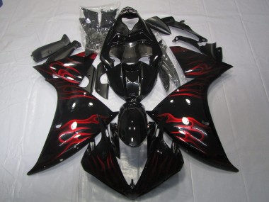 Red Flame 2009-2012 Yamaha R1 Fairings Factory