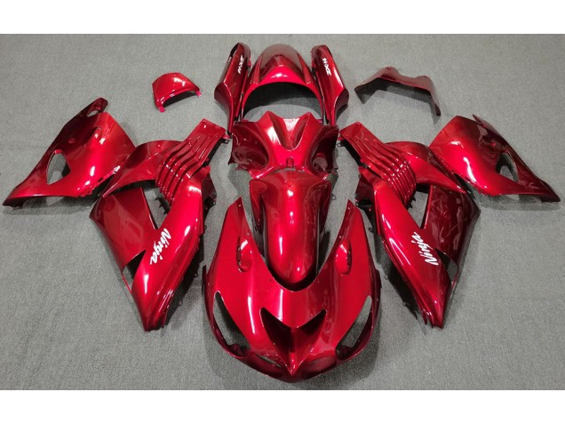 Red Gloss 2006-2011 Kawasaki ZX14R Fairings Factory Red Gloss 2006-2011 Kawasaki ZX14R Fairings Factory