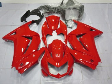 Red Gloss 2008-2013 Kawasaki Ninja 250 Fairings Factory