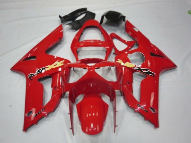 Red Ninja 2003-2004 Kawasaki ZX6R Fairings Factory