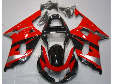 Red OEM Style 2001-2003 Suzuki GSXR 600-750 Fairings Factory