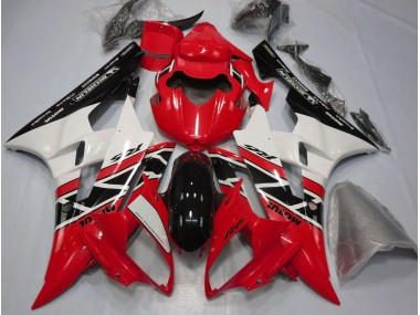 Red OEM Style 2006-2007 Yamaha R6 Fairings Factory