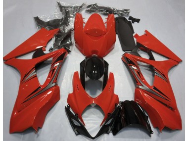 Red OEM Style 2007-2008 Suzuki GSXR 1000 Fairings Factory