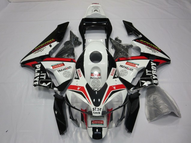 Red Playboy 2003-2004 Honda CBR600RR Fairings Factory Red Playboy 2003-2004 Honda CBR600RR Fairings Factory