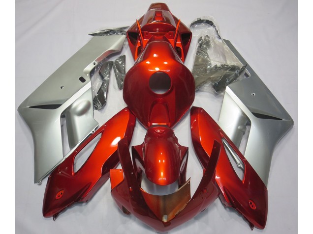 Red Silver 2004-2005 Honda CBR1000RR Fairings Factory Red Silver 2004-2005 Honda CBR1000RR Fairings Factory
