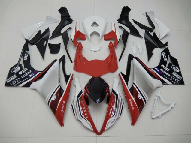 Red white and Black Style 2013-2016 Triumph Daytona 675 Fairings Factory