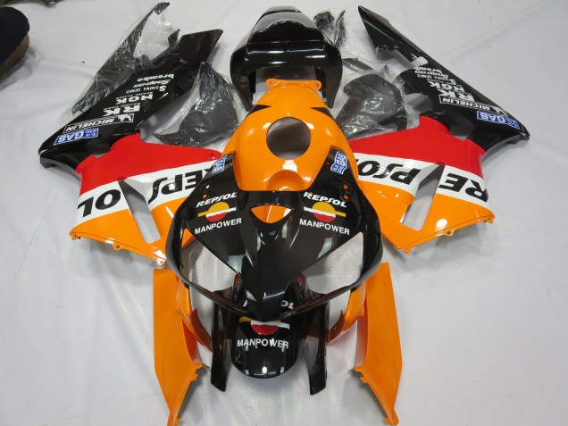 Repsol Man Power 2005-2006 Honda CBR600RR Fairings Factory Repsol Man Power 2005-2006 Honda CBR600RR Fairings Factory