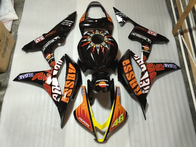 Rossi 46 2007-2008 Honda CBR600RR Fairings Factory Rossi 46 2007-2008 Honda CBR600RR Fairings Factory