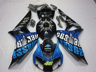 Rossi Blue Gloss 2006-2007 Honda CBR1000RR Fairings Factory