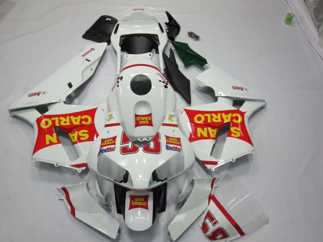 San Carlo 58 2003-2004 Honda CBR600RR Fairings Factory San Carlo 58 2003-2004 Honda CBR600RR Fairings Factory