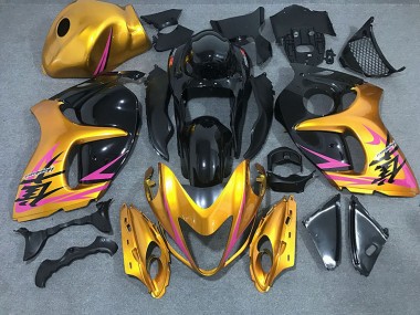 Shiny Gold with Black 2008-2019 Suzuki GSXR 1300 Fairings Factory