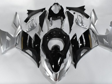 Silver and Black 2018-2020 Kawasaki Ninja 400 Fairings Factory