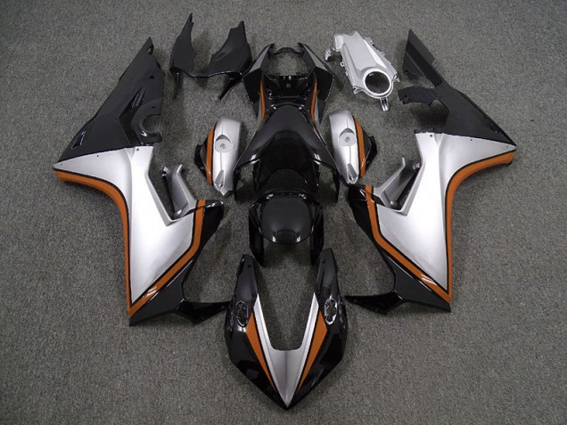 Silver and Black & Orange 2017-2019 Honda CBR1000RR Fairings Factory Silver and Black & Orange 2017-2019 Honda CBR1000RR Fairings Factory