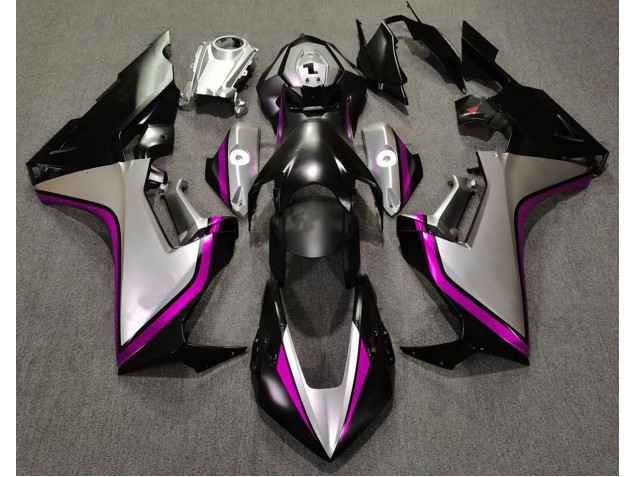 Silver and Black & Pink 2017-2019 Honda CBR1000RR Fairings Factory Silver and Black & Pink 2017-2019 Honda CBR1000RR Fairings Factory