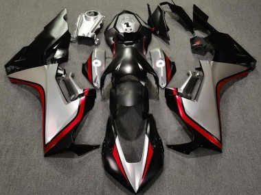 Silver and Black & Red 2017-2019 Honda CBR1000RR Fairings Factory