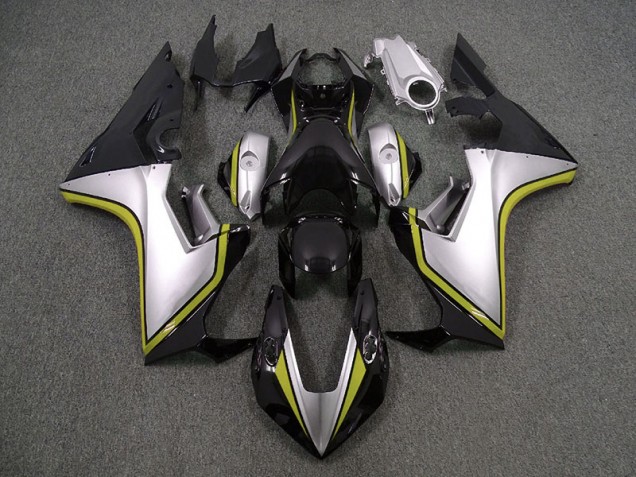 Silver and Black & Yellow 2017-2019 Honda CBR1000RR Fairings Factory Silver and Black & Yellow 2017-2019 Honda CBR1000RR Fairings Factory
