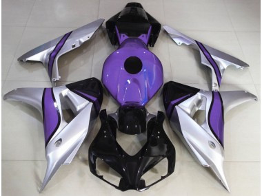 Silver and Purple Custom 2006-2007 Honda CBR1000RR Fairings Factory