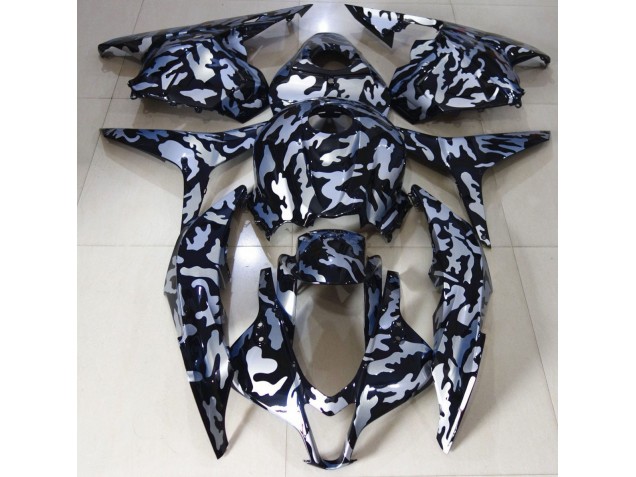 Silver Snow Camo 2009-2012 Honda CBR600RR Fairings Factory Silver Snow Camo 2009-2012 Honda CBR600RR Fairings Factory