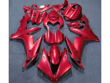 Solid Red 2004-2006 Yamaha R1 Fairings Factory