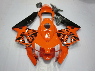 Tribal Orange 2003-2004 Honda CBR600RR Fairings Factory
