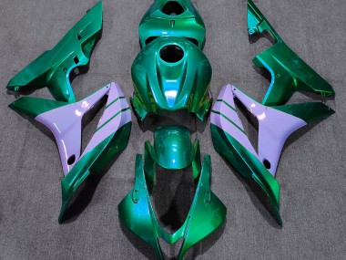 Turquoise and Milky Purple 2007-2008 Honda CBR600RR Fairings Factory