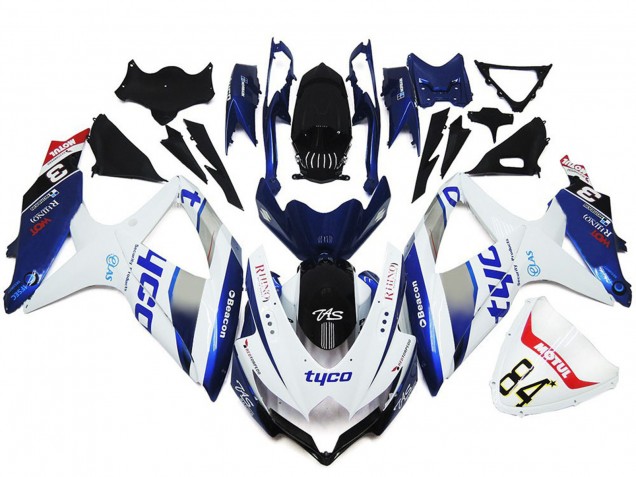 TYCO Gloss Custom Style 2008-2010 Suzuki GSXR 600-750 Fairings Factory TYCO Gloss Custom Style 2008-2010 Suzuki GSXR 600-750 Fairings Factory