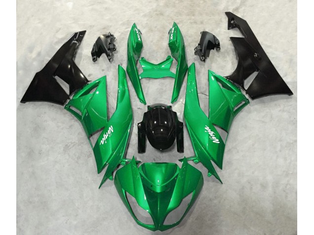 Vibrant Green Gloss 2009-2012 Kawasaki ZX6R Fairings Factory Vibrant Green Gloss 2009-2012 Kawasaki ZX6R Fairings Factory