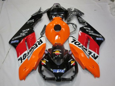 Vibrant Repsol (w) Logos 2004-2005 Honda CBR1000RR Fairings Factory