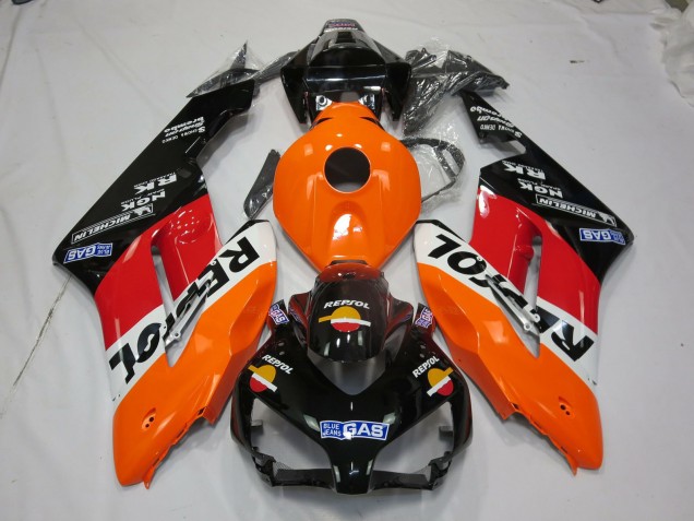 Vibrant Repsol (w) Logos 2004-2005 Honda CBR1000RR Fairings Factory