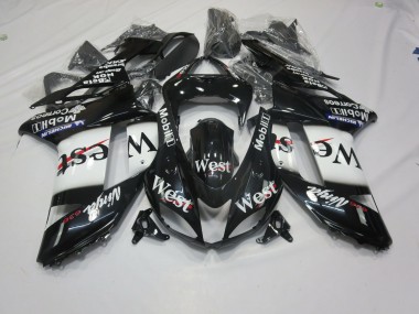 West 2007-2008 Kawasaki ZX6R Fairings Factory