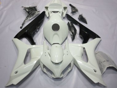 White and Black 2006-2007 Honda CBR1000RR Fairings Factory