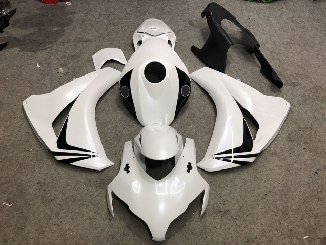 White and Black Style 2008-2011 Honda CBR1000RR Fairings Factory