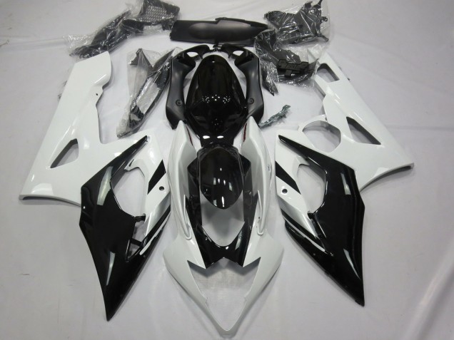 White Black and Silver 2005-2006 Suzuki GSXR 1000 Fairings Factory White Black and Silver 2005-2006 Suzuki GSXR 1000 Fairings Factory