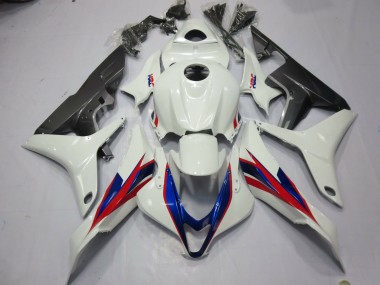 White HRC 2007-2008 Honda CBR600RR Fairings Factory
