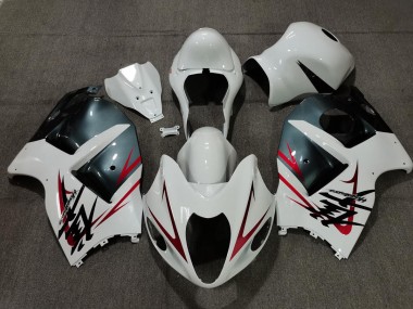 White Light Blue and Red 1997-2007 Suzuki GSXR 1300 Fairings Factory