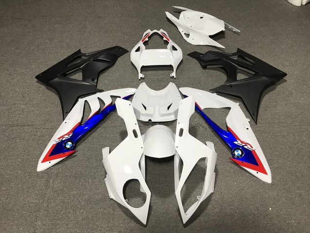 White Matte Black 2009-2016 BMW S1000RR Fairings Factory White Matte Black 2009-2016 BMW S1000RR Fairings Factory