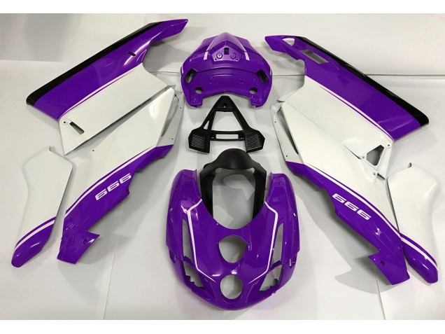 White Purple and Black 2003-2004 Ducati 749 999 Fairings Factory White Purple and Black 2003-2004 Ducati 749 999 Fairings Factory