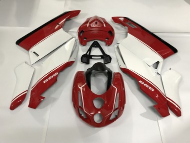 White Red and Black 2003-2004 Ducati 749 999 Fairings Factory