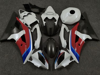 White Red and Blue 2008-2016 Yamaha R6 Fairings Factory